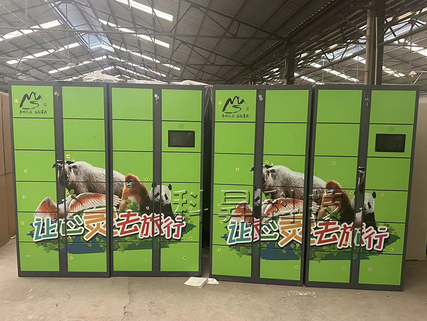 景区微信扫码智能共享寄存柜储物柜-CW02